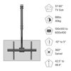 Promounts Ceiling TV Mount for TVs 37 in. - 90 in. Up to 88 lbs UC-PRO310